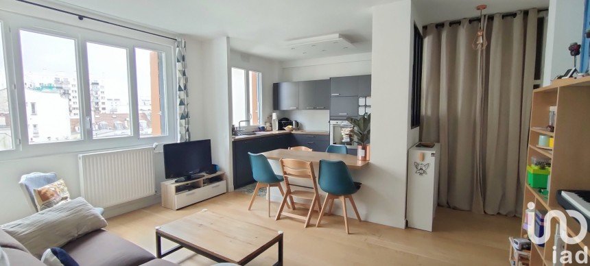 Appartement 3 pièces de 56 m² à Paris (75020)