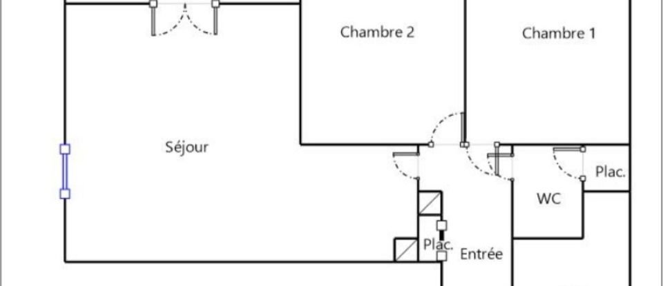 Apartment 3 rooms of 63 m² in Saint-Herblain (44800)