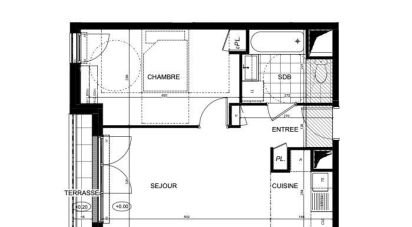 Apartment 2 rooms of 41 m² in Brunoy (91800)