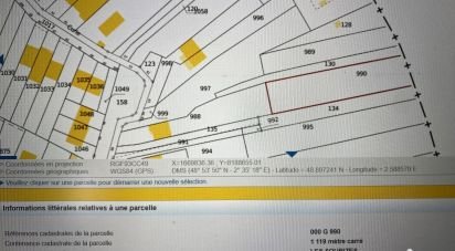 Land of 1,119 m² in Montfermeil (93370)