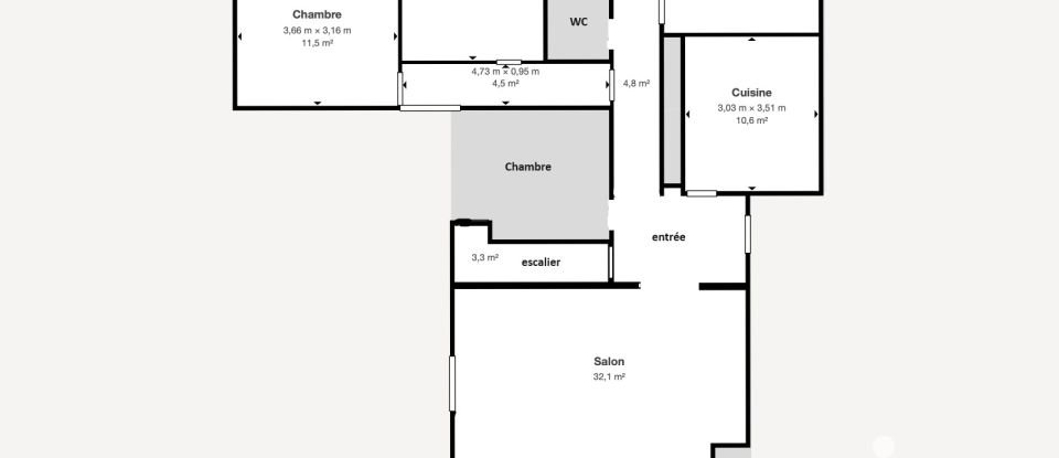 Maison 6 pièces de 133 m² à Cugnaux (31270)