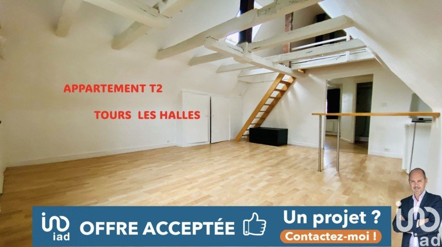 Apartment 2 rooms of 27 m² in Tours (37000)