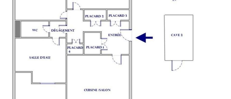 Appartement 3 pièces de 61 m² à Antony (92160)