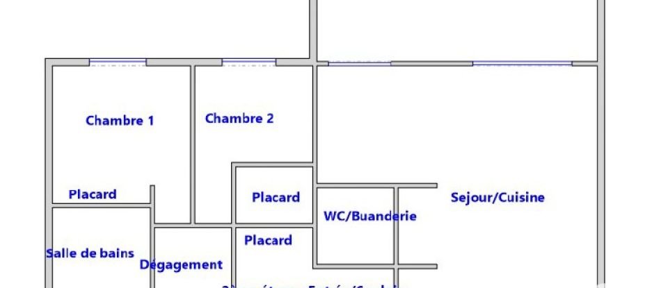 Apartment 3 rooms of 72 m² in Peypin (13124)
