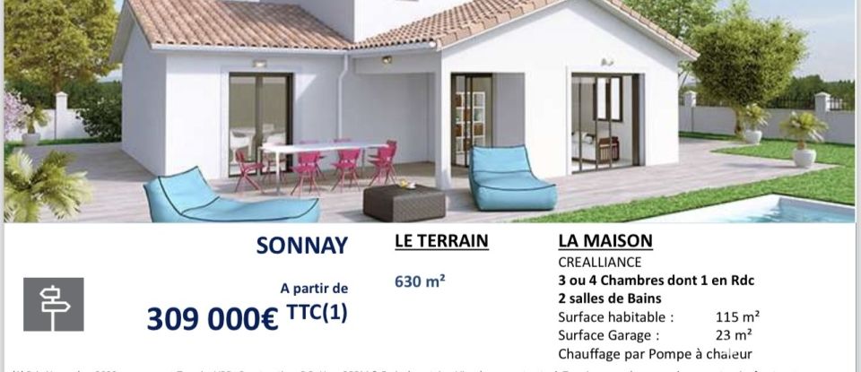 Terrain de 623 m² à Sonnay (38150)