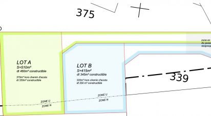 Terrain de 510 m² à Saint-Victor-de-Cessieu (38110)