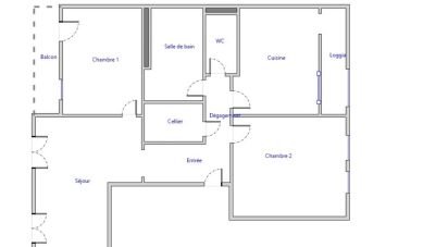 Apartment 3 rooms of 66 m² in Chevilly-Larue (94550)