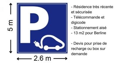 Parking of 13 m² in Nanterre (92000)