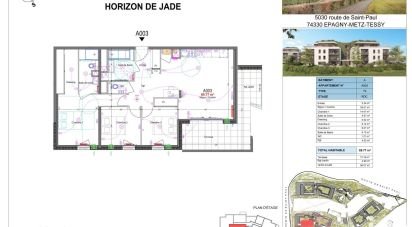 Appartement 4 pièces de 86 m² à - (74330)