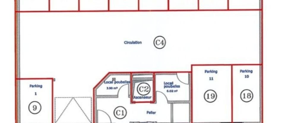 Appartement 4 pièces de 90 m² à Creutzwald (57150)