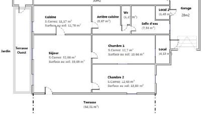 House 7 rooms of 180 m² in Peillon (06440)