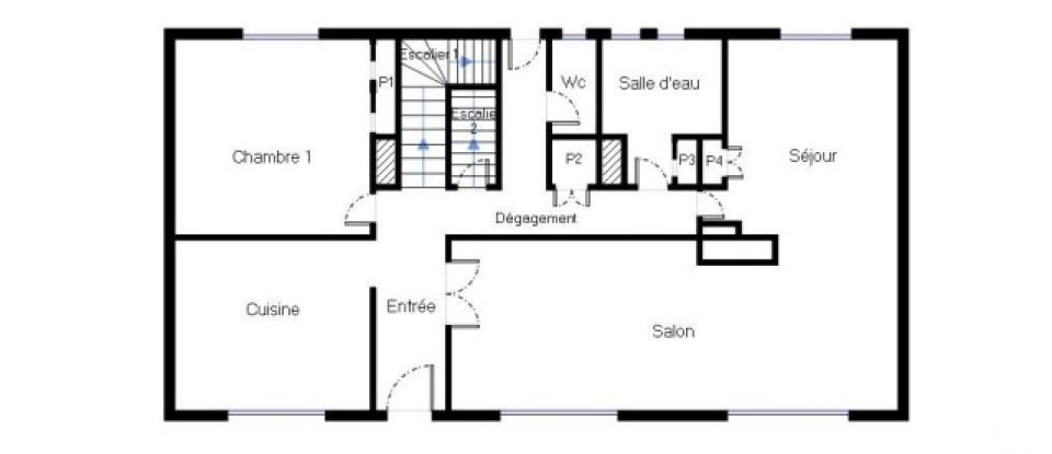 House 8 rooms of 157 m² in Le Blanc (36300)