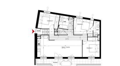 Appartement 4 pièces de 77 m² à Paris (75012)