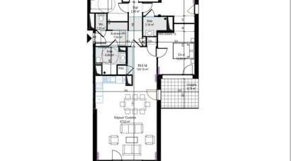 Appartement 5 pièces de 120 m² à Quiberon (56170)