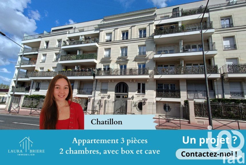 Appartement 3 pièces de 60 m² à Châtillon (92320)
