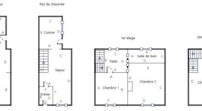Maison de ville 4 pièces de 79 m² à Châlons-en-Champagne (51000)