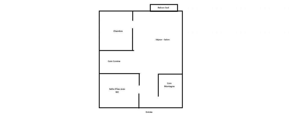 Appartement 3 pièces de 32 m² à Villarodin-Bourget (73500)