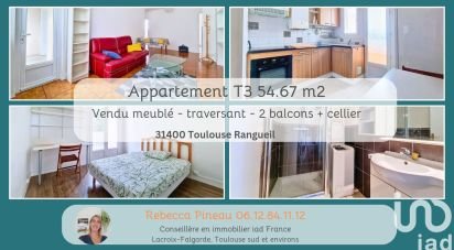 Appartement 3 pièces de 55 m² à Toulouse (31400)