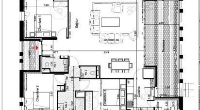 Apartment 5 rooms of 105 m² in Villeneuve-lès-Avignon (30400)