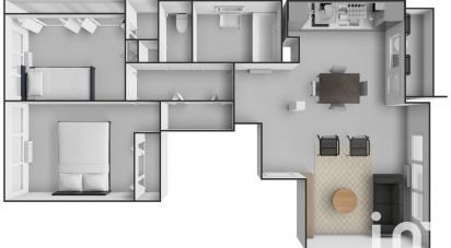 Appartement 3 pièces de 57 m² à Montreuil (93100)