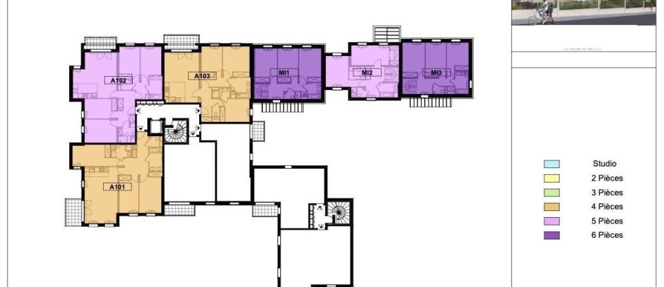 Appartement 4 pièces de 91 m² à Versailles (78000)