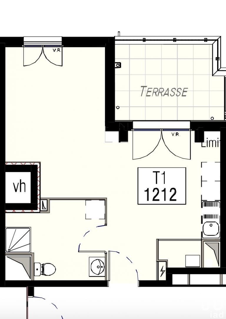 Appartement 1 pièce de 34 m² à Chennevières-sur-Marne (94430)