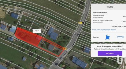 Land of 1,100 m² in Pfetterhouse (68480)