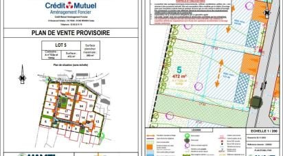 Land of 472 m² in Cardroc (35190)