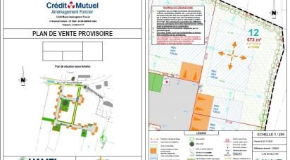 Land of 673 m² in Cardroc (35190)