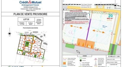Land of 442 m² in Cardroc (35190)