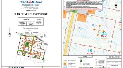 Land of 564 m² in Cardroc (35190)