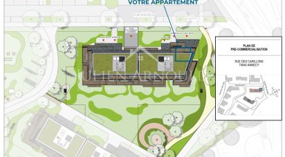 Appartement 2 pièces de 45 m² à Annecy-le-Vieux (74940)
