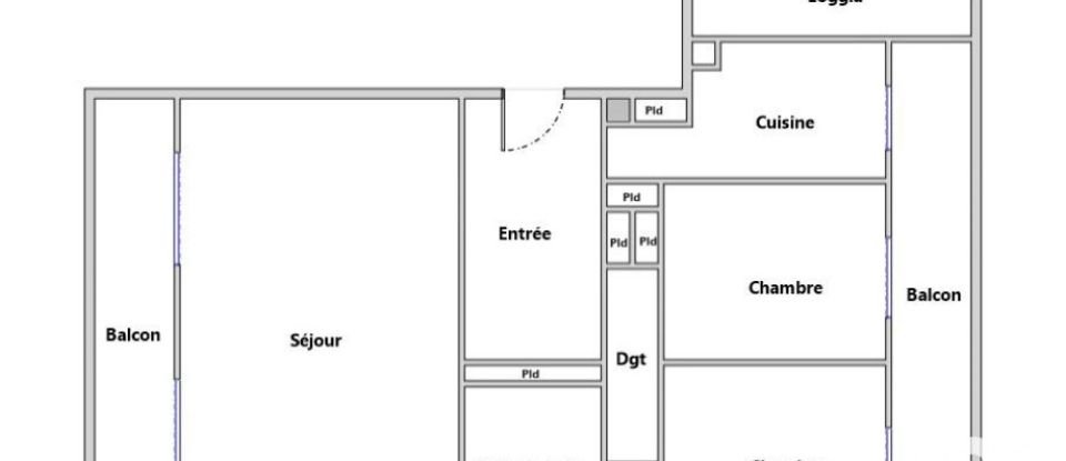 Appartement 3 pièces de 95 m² à Toulouse (31500)