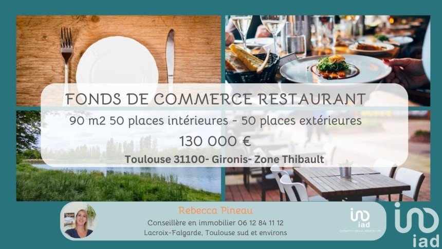 Restaurant de 110 m² à Toulouse (31100)