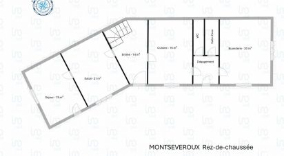 House 6 rooms of 189 m² in Montseveroux (38122)