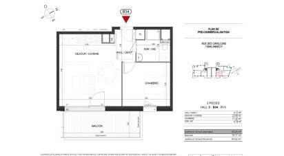 Appartement 2 pièces de 43 m² à Annecy-le-Vieux (74940)