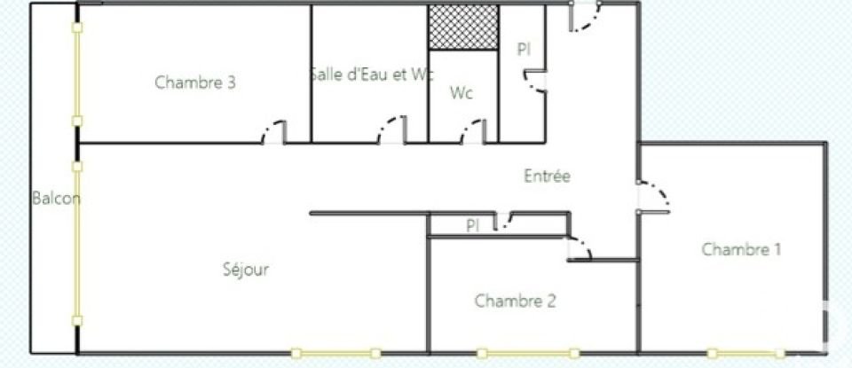 Apartment 4 rooms of 73 m² in Romainville (93230)