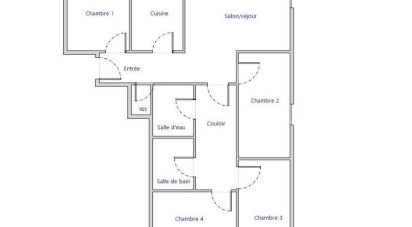 Apartment 5 rooms of 100 m² in L'Haÿ-les-Roses (94240)