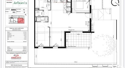 Appartement 3 pièces de 80 m² à Sauvian (34410)