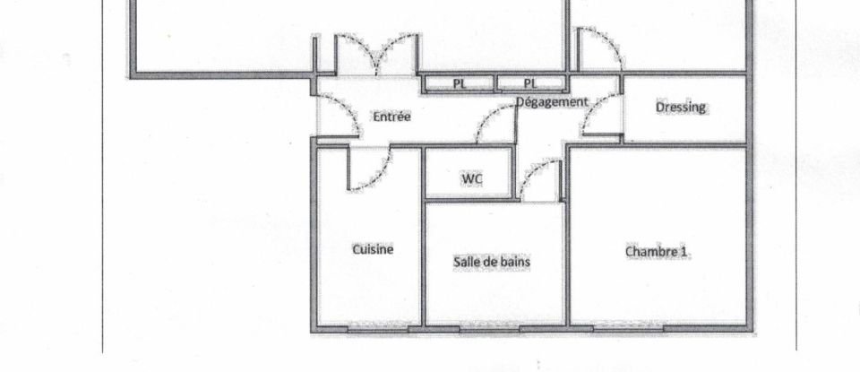 Apartment 4 rooms of 74 m² in Montpellier (34070)