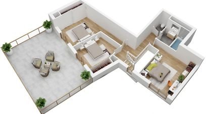 Duplex 5 pièces de 115 m² à Le Plessis-Trévise (94420)
