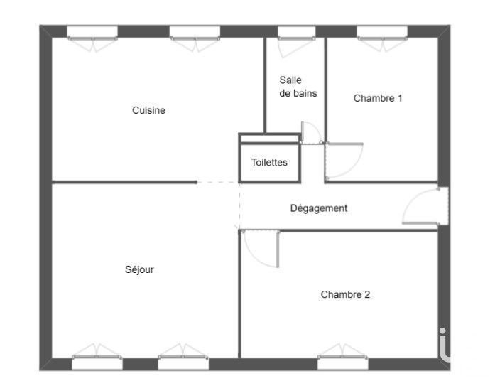 Appartement 4 pièces de 64 m² à Audun-le-Tiche (57390)