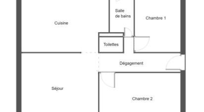 Apartment 4 rooms of 64 m² in Audun-le-Tiche (57390)