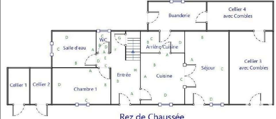 House 8 rooms of 143 m² in Bourseul (22130)