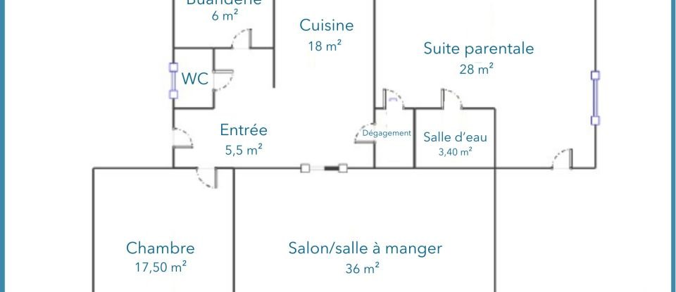 Longere 5 rooms of 168 m² in Plessé (44630)