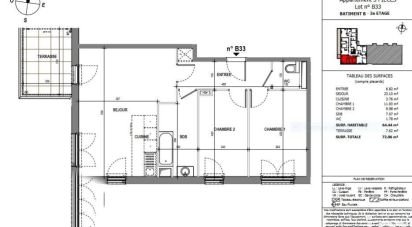 Apartment 3 rooms of 64 m² in Le Pecq (78230)