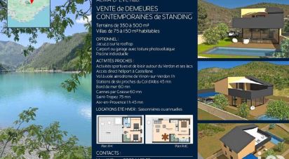 Land of 383 m² in Castellane (04120)