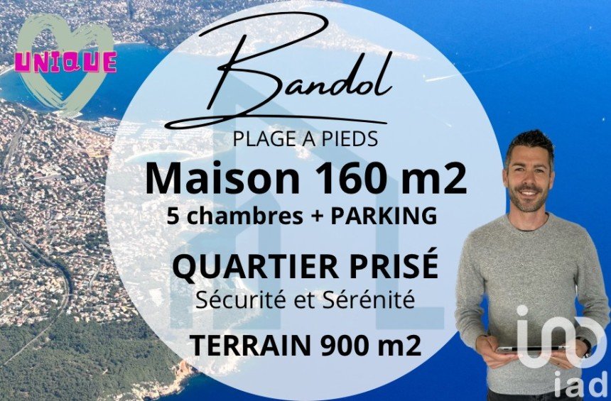 Maison 6 pièces de 162 m² à Bandol (83150)