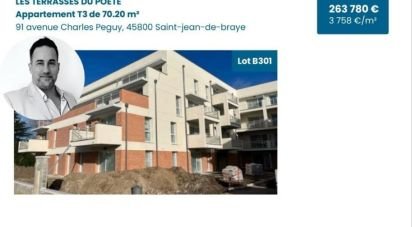 Appartement 3 pièces de 70 m² à Saint-Jean-de-Braye (45800)
