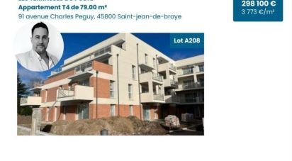 Apartment 4 rooms of 79 m² in Saint-Jean-de-Braye (45800)